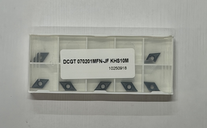 Пластина DCGT 070201MFN-JF KHS10M